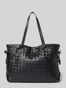 Liu Jo White Tote Bag in Leder-Optik Modell 'Riccy' in Black, Größe 1