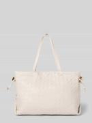 Liu Jo White Tote Bag in Leder-Optik Modell 'Riccy' in Offwhite, Größe...