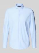 CRUNA Slim Fit Businesshemd mit Knopfleiste in Hellblau, Größe 48