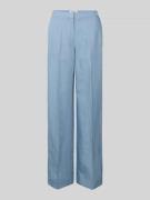 Scotch & Soda Wide Leg Stoffhose aus Viskose-Leinen-Mix in Hellblau, G...