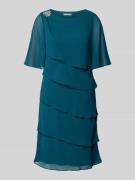 Christian Berg Cocktail Relaxed Fit Kleid mit Ziersteinbesatz in Grass...
