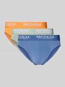 MCNEAL Slim Fit Slip mit Logo-Detail im 3er-Pack in Orange, Größe L