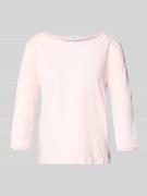 s.Oliver RED LABEL Regular Fit 3/4-Shirt aus reiner Baumwolle in Rosa,...