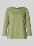 s.Oliver RED LABEL Regular Fit 3/4-Shirt aus reiner Baumwolle in Khaki...