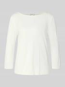 s.Oliver RED LABEL Regular Fit 3/4-Shirt aus reiner Baumwolle in Weiss...