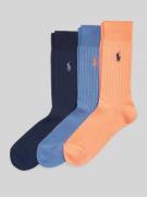 Polo Ralph Lauren Underwear Socken aus Baumwoll-Mix im 3er-Pack in Ora...
