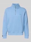 Superdry Regular Fit Sweatshirt mit Logo-Stitching in Bleu, Größe L