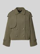 Vero Moda Boxy Fit Trenchcoat mit doppelreihiger Knopfleiste Modell 'C...