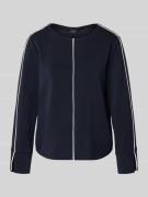 s.Oliver BLACK LABEL Regular Fit Sweatshirt mit Kontrastnähten in Mari...