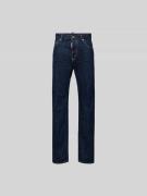 Dsquared2 Straight Fit Jeans aus reiner Baumwolle in Marine, Größe 46