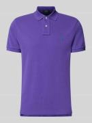 Polo Ralph Lauren Regular Fit Poloshirt aus reiner Baumwolle in Violet...
