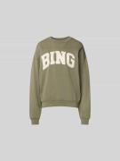 Anine Bing Oversized Sweatshirt aus Baumwolle in Khaki, Größe L