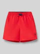 Polo Ralph Lauren Kids Badehose mit Tunnelzug in Rot, Größe 104