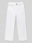 Polo Ralph Lauren Teens Straight Fit Jeans aus reiner Baumwolle in Wei...