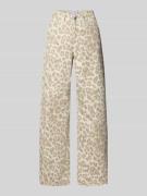 JJXX Wide Fit Cordhose im Allover-Look Modell 'GELLY' in Beige Melange...