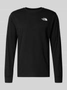 The North Face Regular Fit Longsleeve mit Logo-Print in Black, Größe L