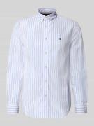 Tommy Hilfiger Regular Fit Freizeithemd aus Baumwoll-Popeline in Hellb...