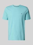Tommy Hilfiger Regular Fit T-Shirt aus reiner Baumwolle in Aqua, Größe...