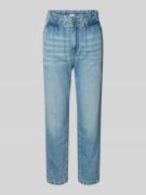 Jake*s Casual Mom Fit Jeans im Used-Look mit elastischem Bund in Jeans...