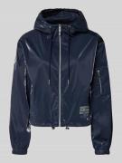 monari Jacke mit Statement-Print Modell 'Basic' in Marine, Größe 34