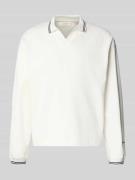 Jack & Jones Strickpolo aus reiner Baumwolle Modell 'JORNIAGARA' in Of...