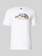 The North Face Regular Fit T-Shirt aus reiner Baumwolle Modell 'MOUNTA...
