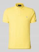 Polo Ralph Lauren Regular Fit Poloshirt aus reiner Baumwolle in GELB, ...