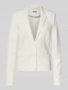 Only Taillierter Blazer aus Viskose-Mix Modell 'POPTRASH' in Offwhite,...