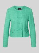 Marc Cain Regular Fit Blazer mit Pattentaschen in Gruen, Größe 34