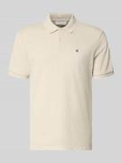Calvin Klein Jeans Straight Fit Poloshirt mit Label-Stitching in Sand,...