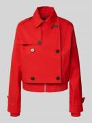 monari Trenchcoat mit Ärmelriegeln in Hellrot, Größe 34