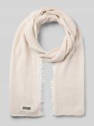 Drykorn Schal mit Label-Detail und Leinen-Anteil Modell 'PLINA' in San...