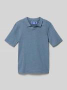 Jack & Jones Poloshirt mit V-Ausschnitt Modell 'KANE' in Hellblau, Grö...
