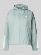 adidas Sportswear Windbreaker mit Kapuze und Logo in Mint, Größe L