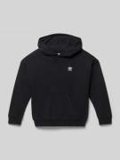 adidas Originals Hoodie mit Känguru-Tasche in Black, Größe 140