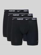 Nike Trunks mit Logo-Schriftzug Modell 'E-DAY' in Black, Größe L