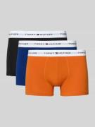 Tommy Hilfiger Slim Fit Trunks aus Baumwoll-Mix im 3er-Pack in Orange,...