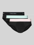Calvin Klein Underwear Slip aus Baumwoll-Mix im 3er-Pack in Black, Grö...
