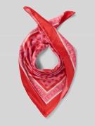Milano Italy Schal mit Statement-Print in Pink, Größe 1