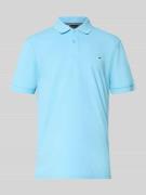 Christian Berg Men Regular Fit Poloshirt mit Stitching in Ocean, Größe...