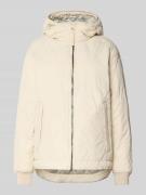 camel active Steppjacke mit Zweiwege-Reißverschluss in Sand, Größe 36