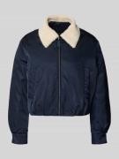 Luisa Cerano Bomberjacke mit Entendaunen-Füllung und Eingrifftaschen i...