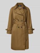 Luisa Cerano Trenchcoat mit Reverskragen und Bindegürtel in Khaki, Grö...