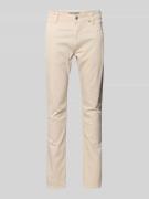MAC Hose mit Eingrifftaschen Modell 'Arne Pipe' in Ecru, Größe 31/30