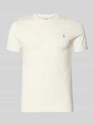 Polo Ralph Lauren Regular Fit T-Shirt aus reiner Baumwolle in Beige, G...