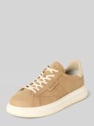 Woolrich Chunky Sneaker aus Leder mit Schnürung in Beige, Größe 40