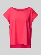 Raffaello Rossi T-Shirt mit Rundhalsausschnitt Modell 'GRIT' in Korall...