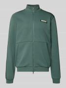 EA7 Emporio Armani Sweatjacke mit Stehkragen und Zweiwege-Reißverschlu...