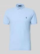 Polo Ralph Lauren Slim Fit Poloshirt aus reiner Baumwolle in Bleu, Grö...