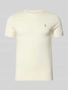 Polo Ralph Lauren Regular Fit T-Shirt aus reiner Baumwolle in Beige, G...